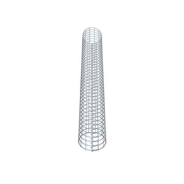 Gabionensäule Durchmesser 22 cm MW 5 x 5 cm rund - Höhe: 170 cm
