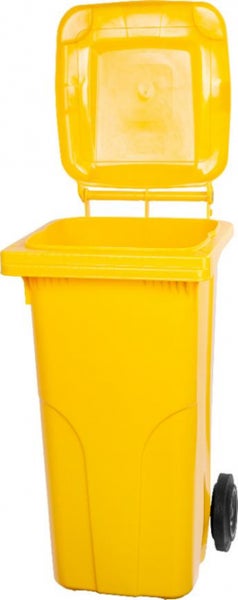 PROREGAL Mülltonne Mgb 120 Liter HDPE-Kunststoff Gelb