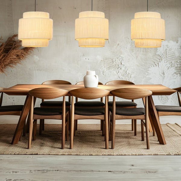 FULFILMENT ONLY pendant light, black / nature, 3xE27/max. 10W excl