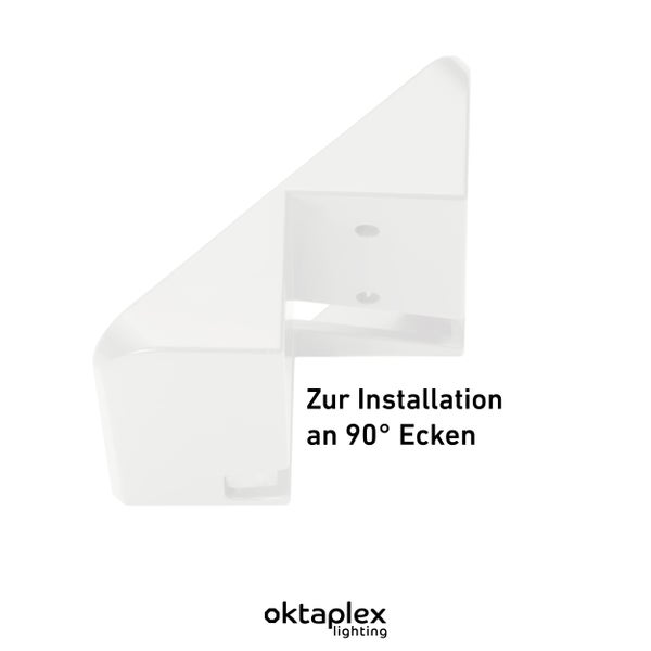 Eckhalterung für Cali / Cali Dos Weiß