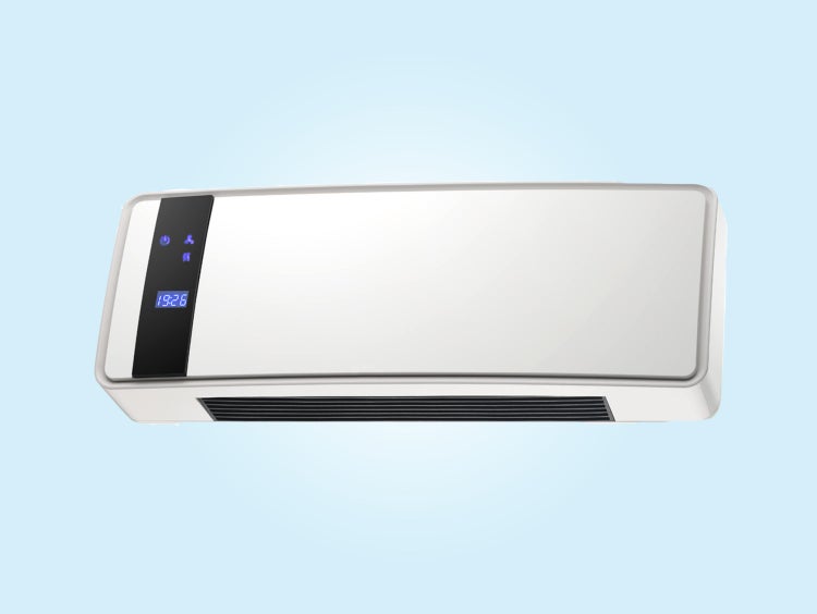 Wandheizlüfter mit digitaler Anzeige