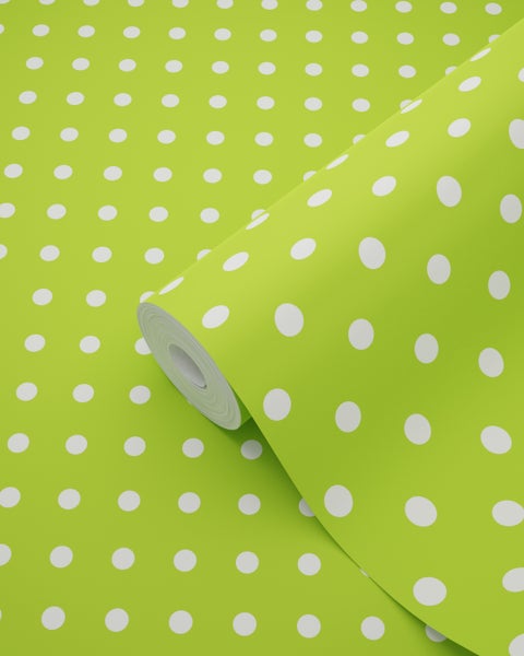 Tapetenrolle mit Punktmuster