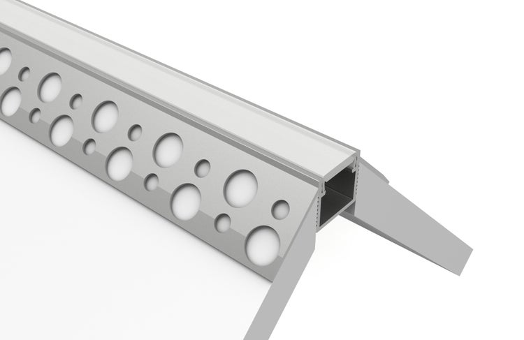 LED-Profil aus Aluminium mit Löchern