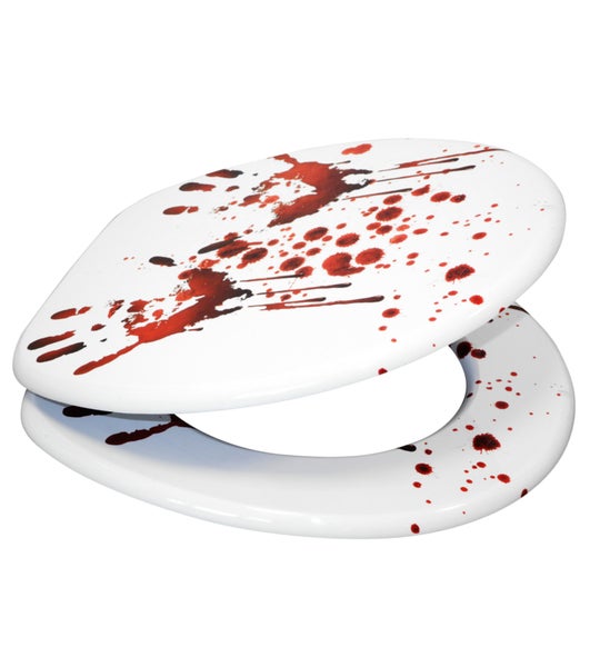 WC-Sitz Blood Hands