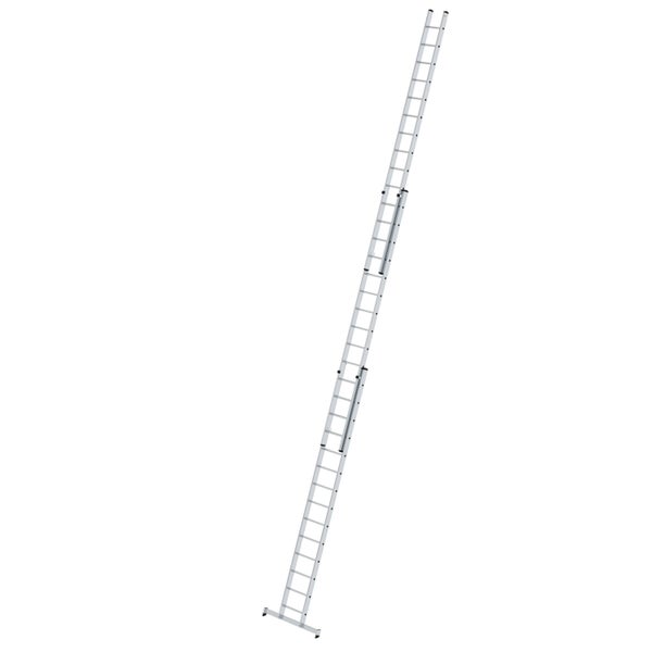 PROREGAL Sprossen-Schiebeleiter 3-Teilig mit Traverse 3 x 14 Sprossen