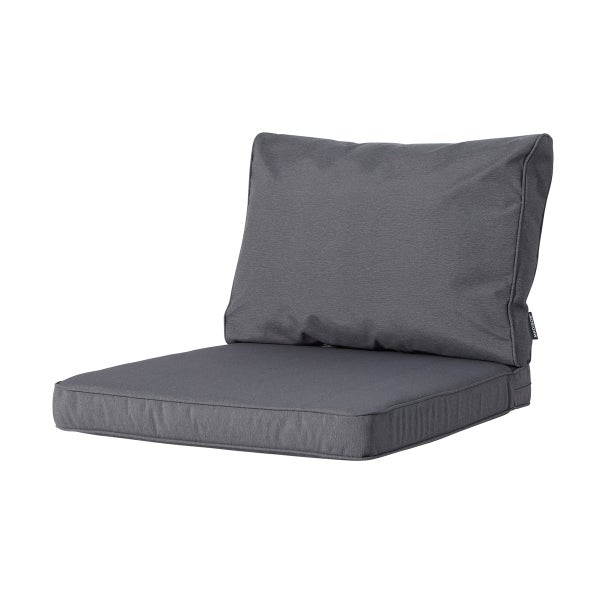 Lounge Rückenkissen Panama grau - ca. 40x60 cm - 2er-Set