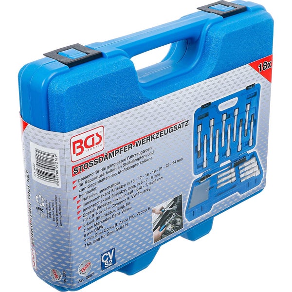 Stoßdämpfer Werkzeugsatz im blauen Koffer