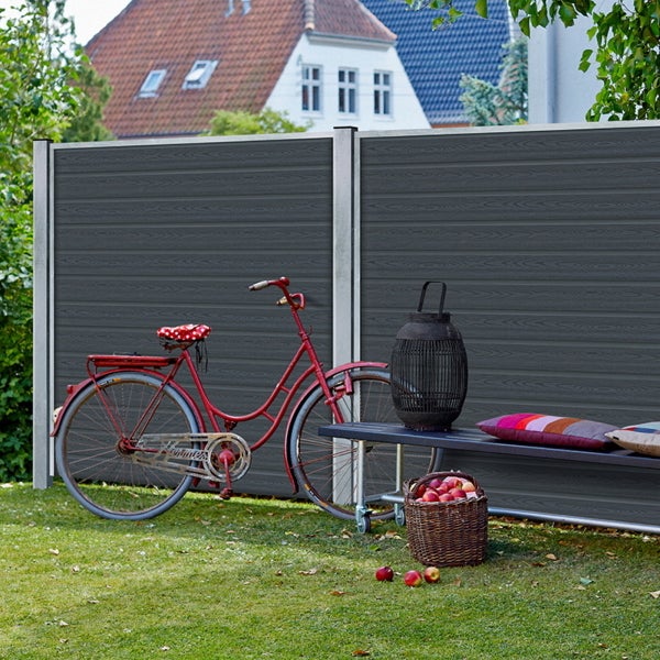 Stahlpfosten verzinkt, quadratisch 8x8x236cm - Einbetonieren