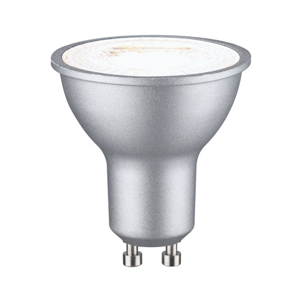 Standard 230V LED Reflektor GU10 750lm 8W 4000K dimmbar Chrom matt