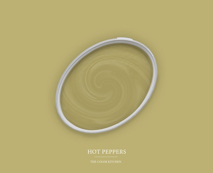 Wandfarbe Hot Peppers von The Color Kitchen als Farbmuster.
