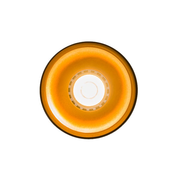 Moderner Strahler Schwarz mit Gold GU10 50mm - Deep