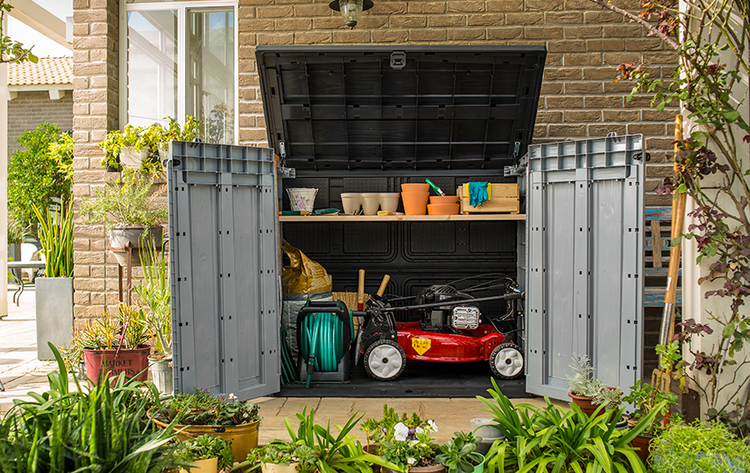 Keter Store It Out Pro Aufbewahrungsbox - 1200L - 145,5x82x125 cm - Grau