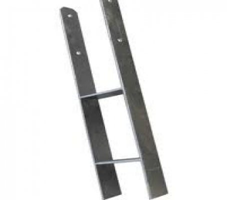 Metallleiter mit zwei Sprossen