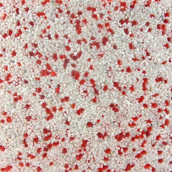 Terralith Glassteinteppich WAND -Vetro Rosso / Bianco- für 1 qm