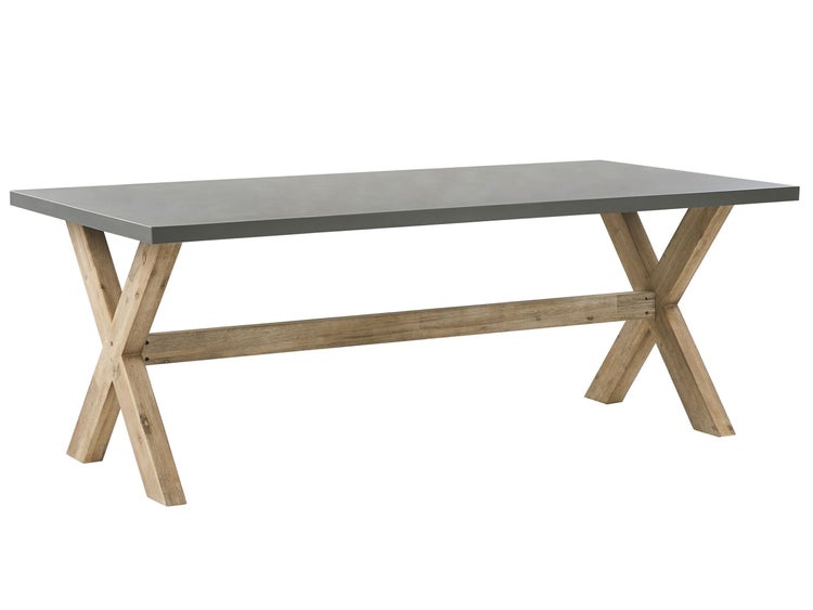Gartentisch OLBIA 200 cm 100 cm Beton Grau