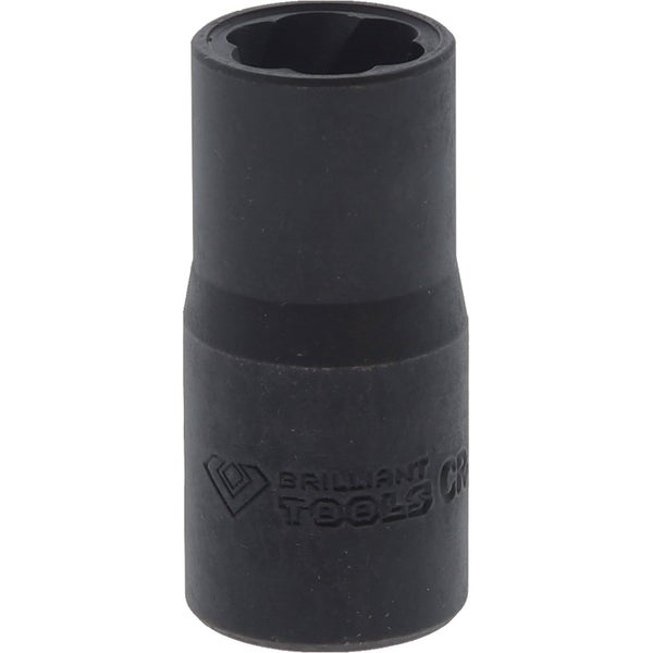 BRILLIANT TOOLS 1/2 Spiral-Profil-Stecknuss 14 mm - BT026006