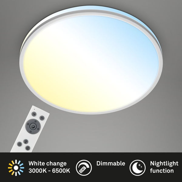 LED Deckenlampe LED Deckenleuchte Wohnzimmer Dimmbar Fernbedienung CCT Flur