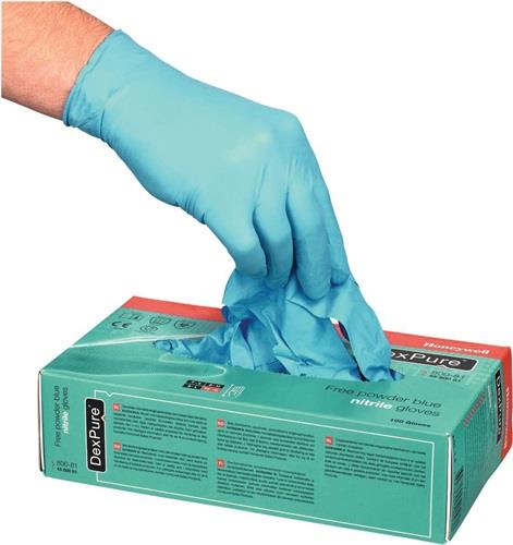 Honeywell 100x Einweghandschuhe Dexpure 800-81 blau Gr. L - 4580081 GR.L
