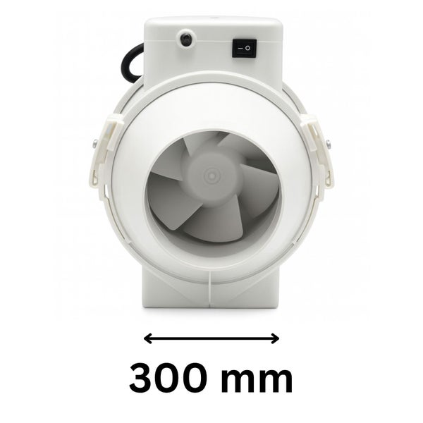 Rohrventilator mit 300 Millimeter Durchmesser