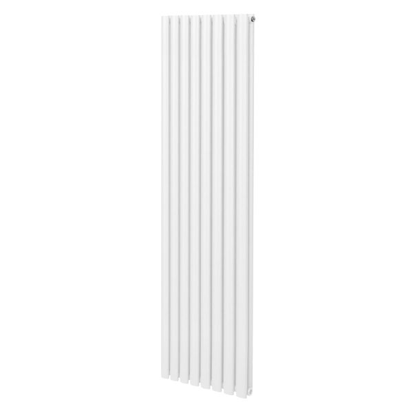 Oval Röhrenheizkörper - 1800mm x 480mm - Weiß