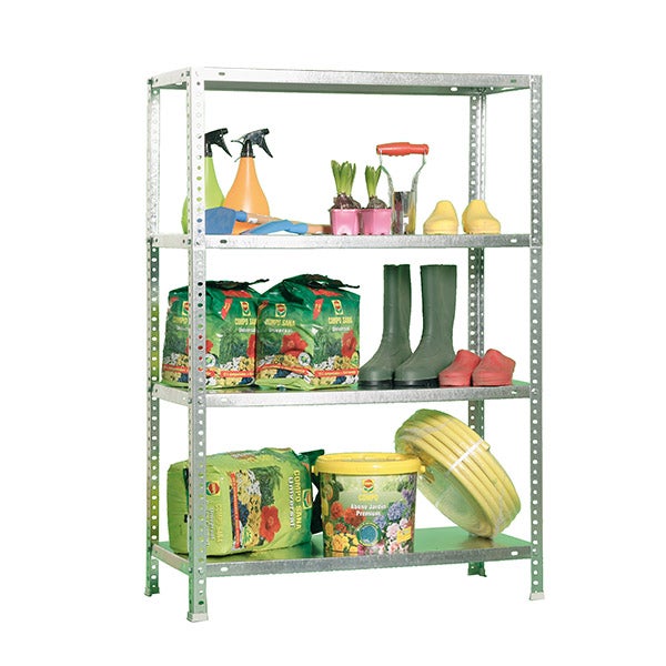 Schraubregal PANDA MID | HxBxT 150x90x40cm | Fachlast 75kg | Verzinkt
