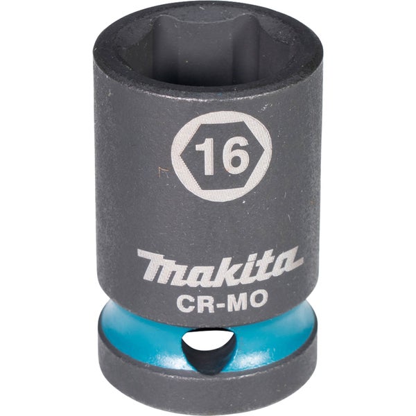 Makita E-16128 Steckschlüssel 1/2 SW16 Impact Black kurz