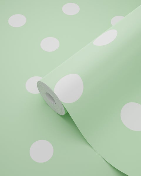 Tapetenrolle mit Punktmuster