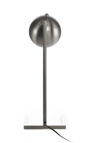 Moderne Tischlampe in Silber 50 cm | Wohnzimmer Esszimmer Leuchte