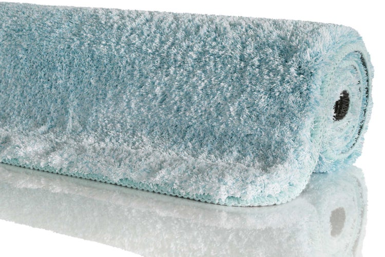 Badteppich Türkis meliert Luuk WECONhome Basics 70x120 cm