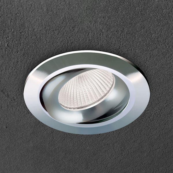Einbaustrahler Aluminium GU10 Ø 9cm Chrom