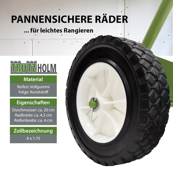 Trutzholm Rad pannensicher, Reifengröße 8 x 1.75