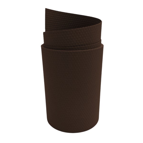 Braune Teichfolie gerollt