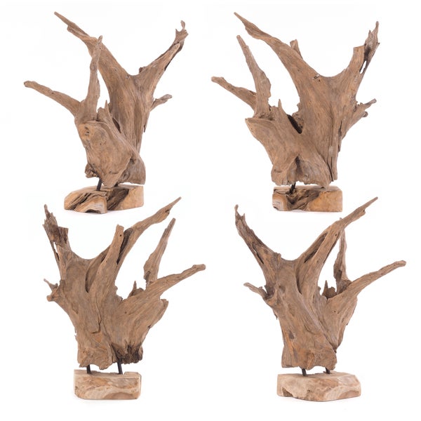 Skulptur  ROOTS 40 Wurzel Treibholz Unikat naturfarben