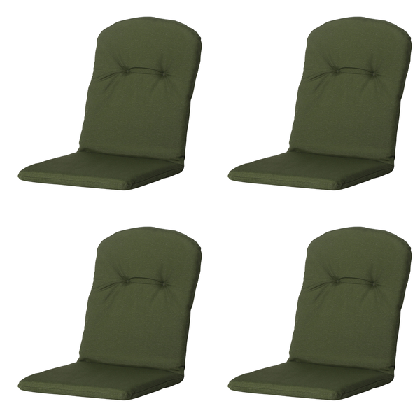 Stuhlauflage Stapelstuhl Panamagrün - Ca. 96x45 cm - 4er-Set