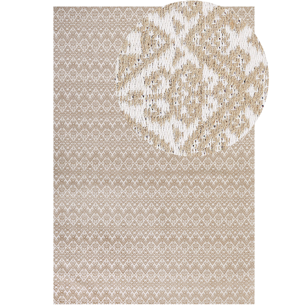 Teppich ATIMA 200 x 300 cm Jute Beige