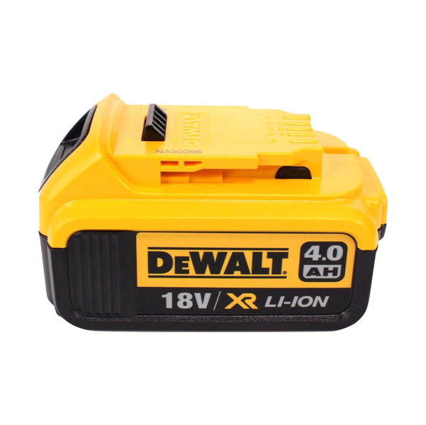 DeWalt 18 Volt XR Lithium-Ionen-Akku mit 4,0 Amperestunden Kapazität.