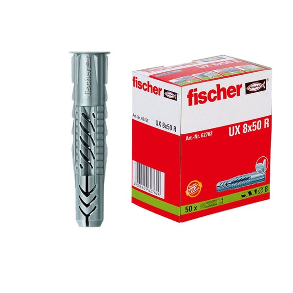 Fischer Universaldübel UX 8 x 50 R mit Verpackung