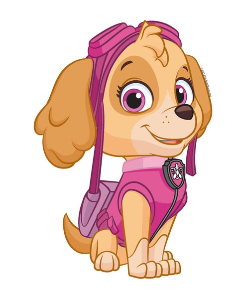Sanders und Sanders Wandtattoo PAW Patrol Rosa und Beige - 8.5 x 15 cm - 601418