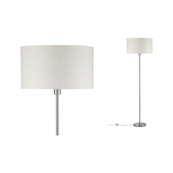 Technische Zeichnung eines LED Gartenstrahler Sets von Paulmann mit 3 Strahlern, Netzteil, Verbinder und Maßangaben für die Installation.