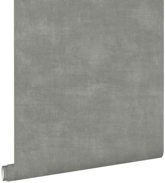 ESTAhome Tapete Betonoptik Dunkelgrau - 53 cm x 10.05 m - 139021