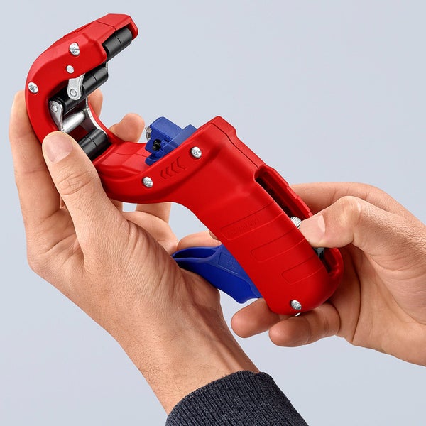 Knipex DP50 Rohrabschneider mit Kunststoff überzogen 202 mm - 902301BK