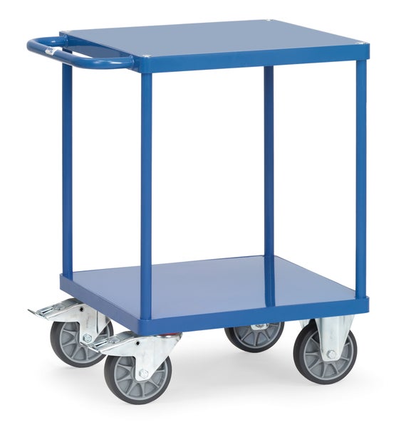 Transportwagen mit zwei Ablageflächen und Griff