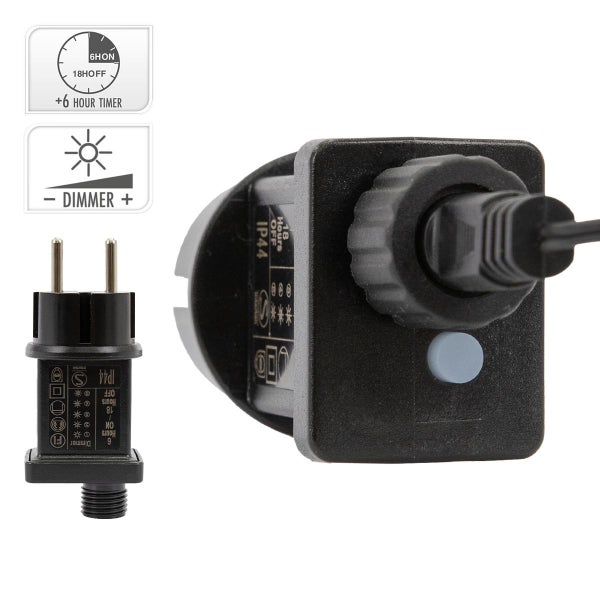 ECD Germany LED Cluster Lichterkette 1152 LEDs 8,5 m Warmweiß, IP44 Wasserdicht Innen/Außen, Strombetrieben, Weihnachtsdeko Clusterlichterkette Büschellichterkette Weihnachtsbeleuchtung Büschellkette