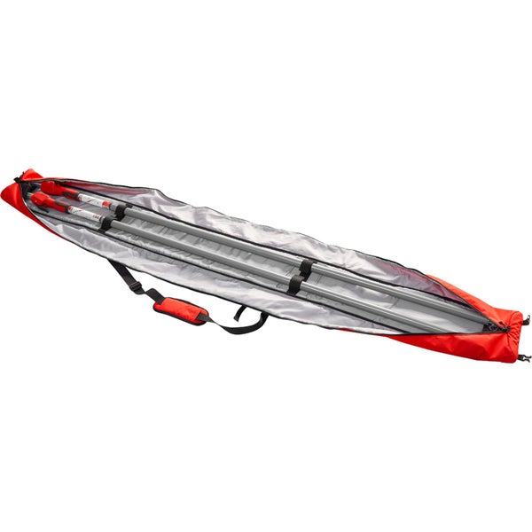 Transporttasche mit Messlatten für den horizontalen Transport