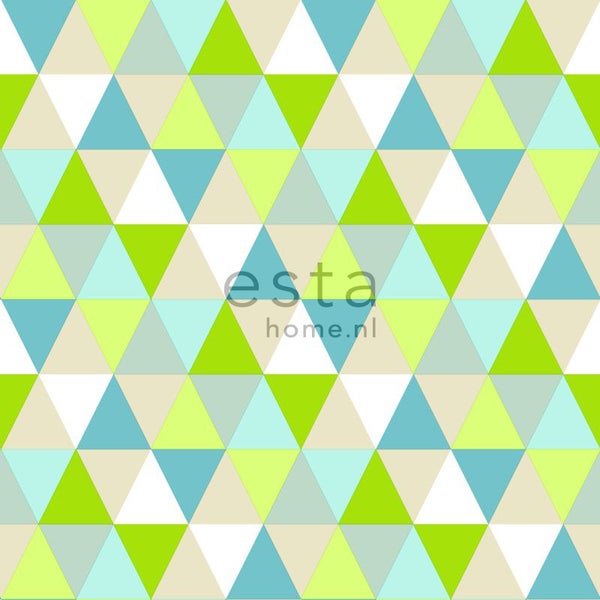 Tapete mit geometrischem Dreiecksmuster