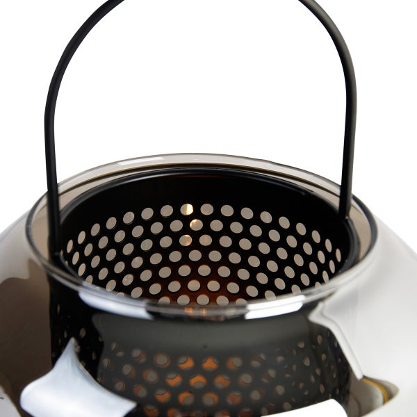 Dekorative Laterne aus Metall mit Tragegriff