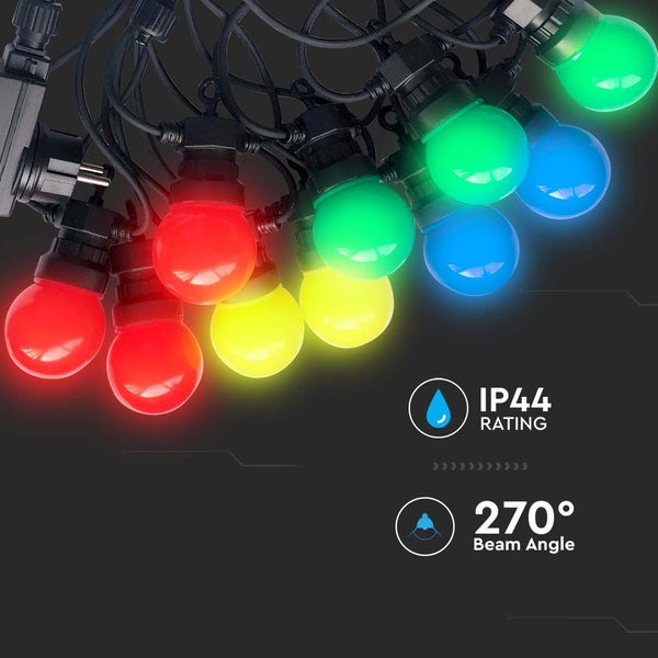 LED-Lampen für Lichterketten - DC:24V - IP44 - 300 Lumen - RGB+Gelb
