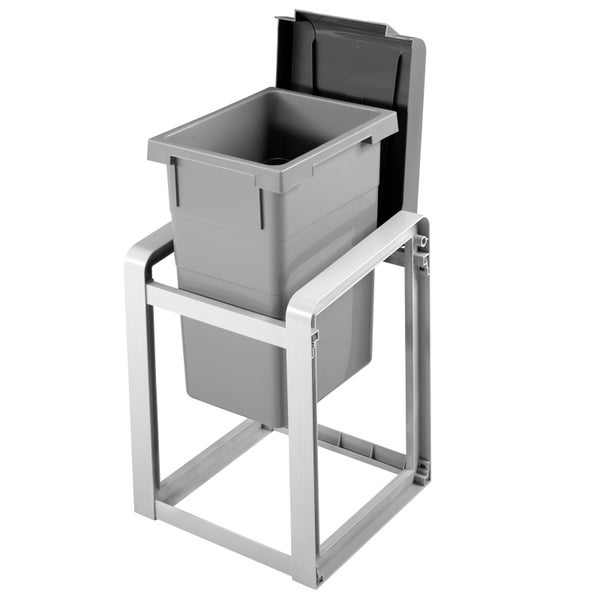 Abfallbehälter mit Rahmen und Deckel