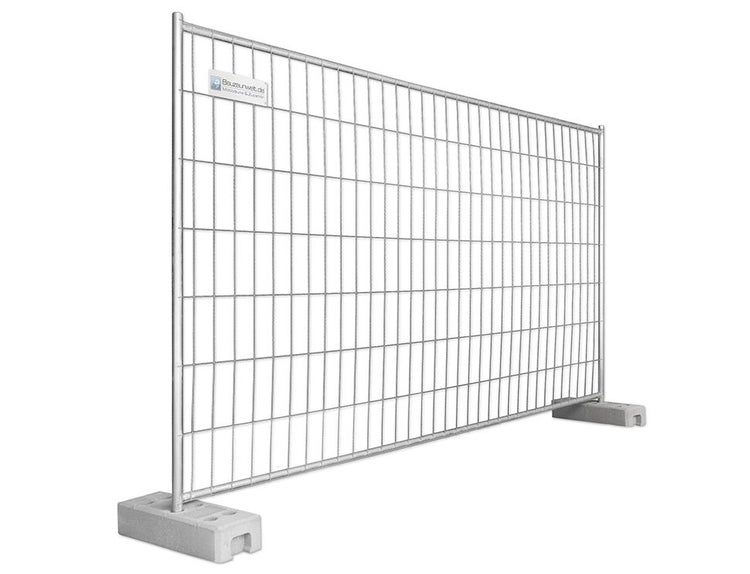 Bauzaun EUTOP Exclusiv 3,5x2,0m ohne Haken und Öse