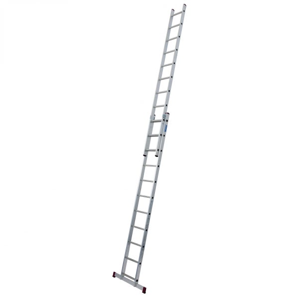 Krause Corda Aluminium-Schiebeleiter 2x11 Sprossen 2-teilig